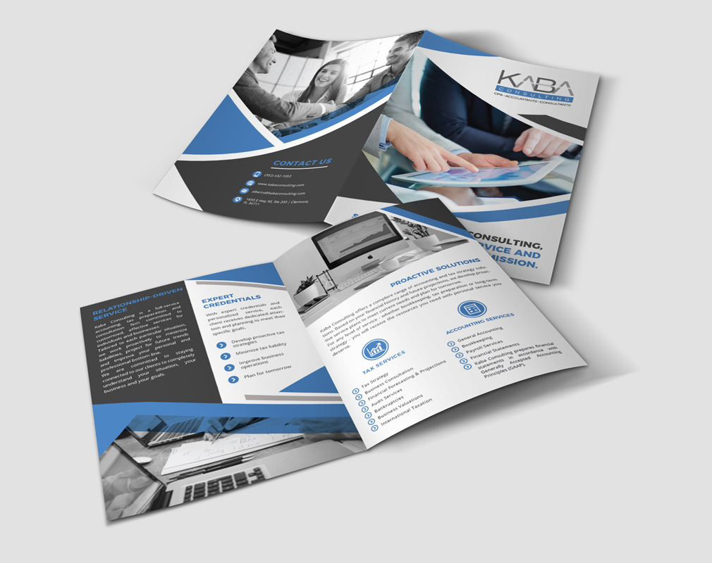 Flyer Design by Ena for Kaba Consulting Inc. | Design #21621266