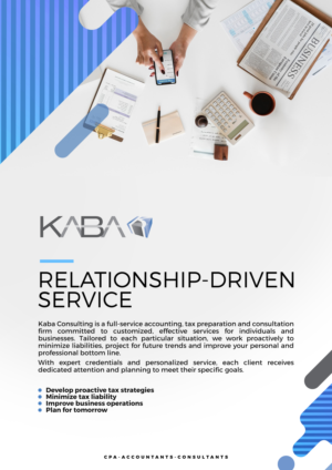 CPA firm, Kaba Consulting Inc. needs a new modern, attractive pamphlet design for marketing our b... | Diseño de Flyer por digitalpolo.com