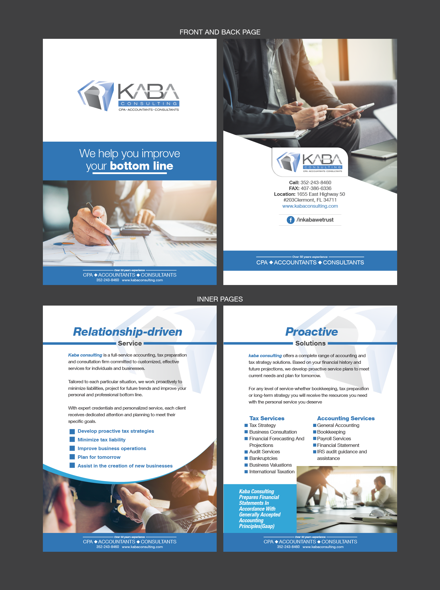 Flyer Design by Benson M. for Kaba Consulting Inc. | Design #21645685