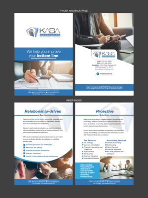 Design de Flyer par Benson M. pour Kaba Consulting Inc. | Design : #21645685