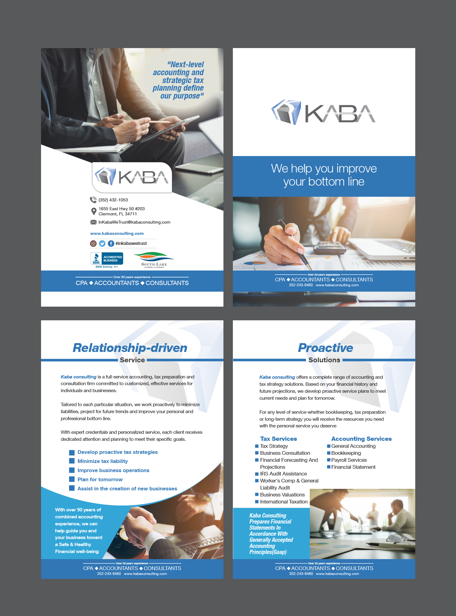 Flyer-Design von Benson M. für Kaba Consulting Inc. | Design #21658360