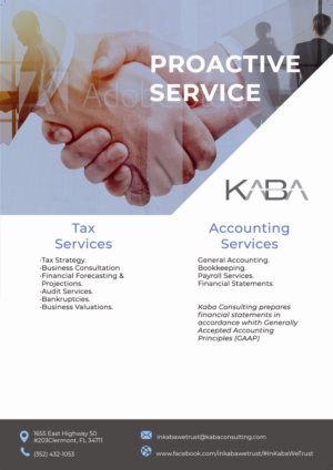 Design de Flyer par Roka66 pour Kaba Consulting Inc. | Design : #21649887