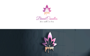 I would like my logo highlight the company name: Breed candles, but I would also like it to say...where candles are born. | Logo Design by MT
