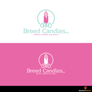 I would like my logo highlight the company name: Breed candles, but I would also like it to say...where candles are born. | Logo Design by Graphic Bricks