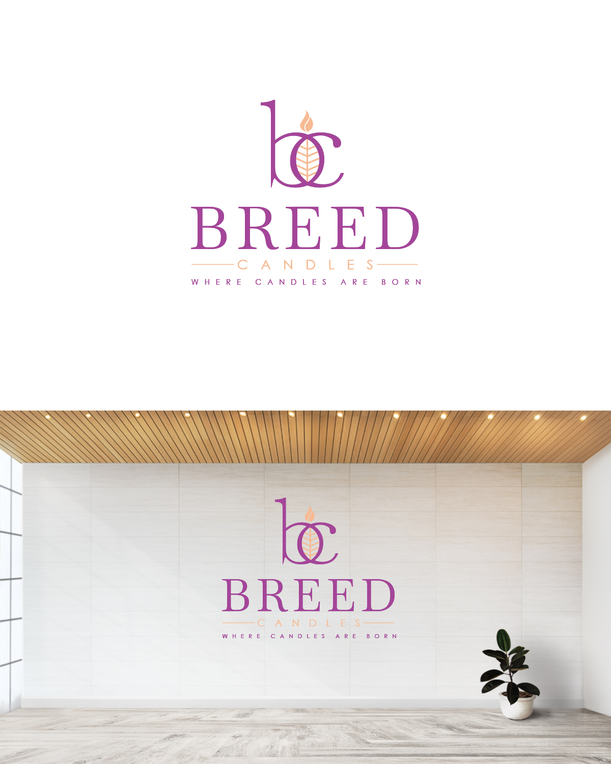 Logo Design by k.l.s.chatterjee 2 for Breed Candles | Design #21619067