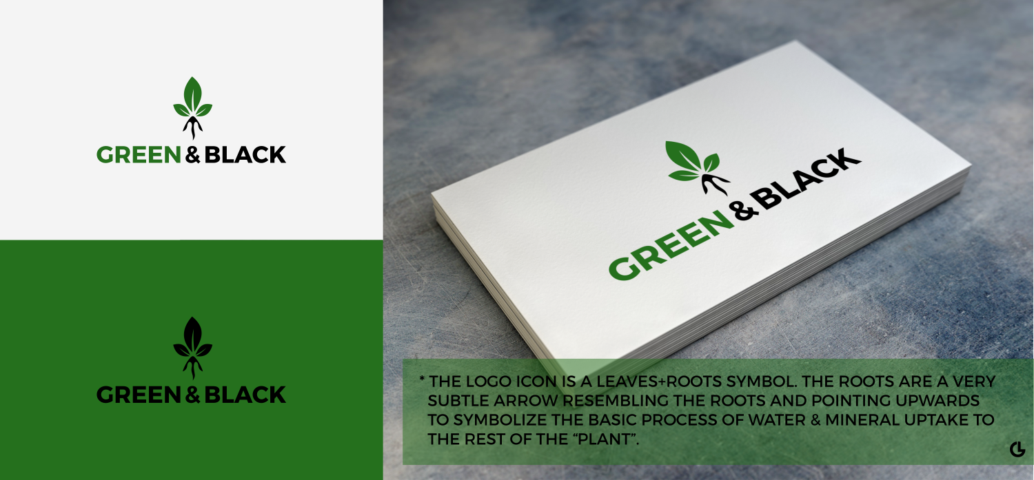 Logo Design by R!CKY for green and black inc | Design #21667067