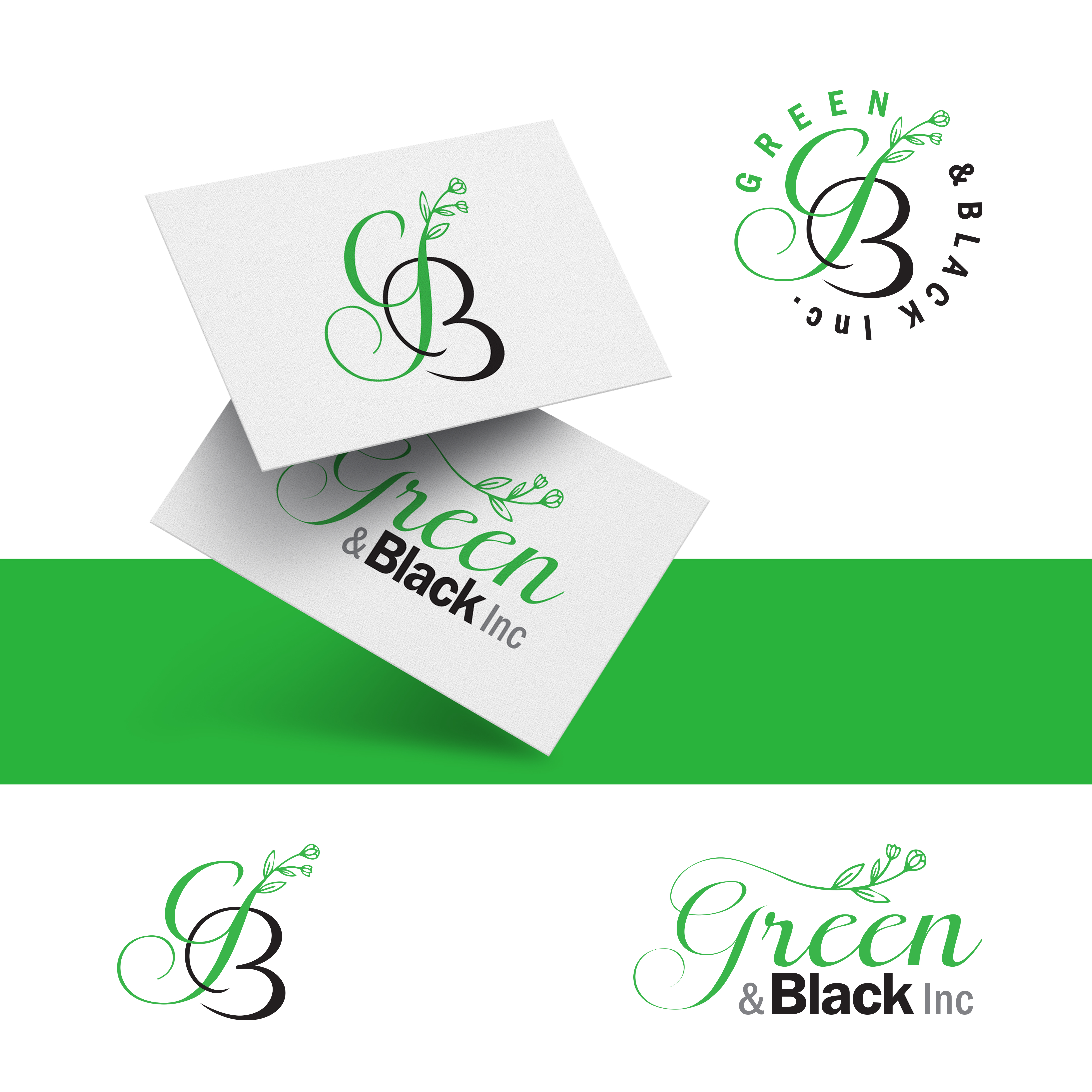 Logo Design by sepid_designer for green and black inc | Design #21658901