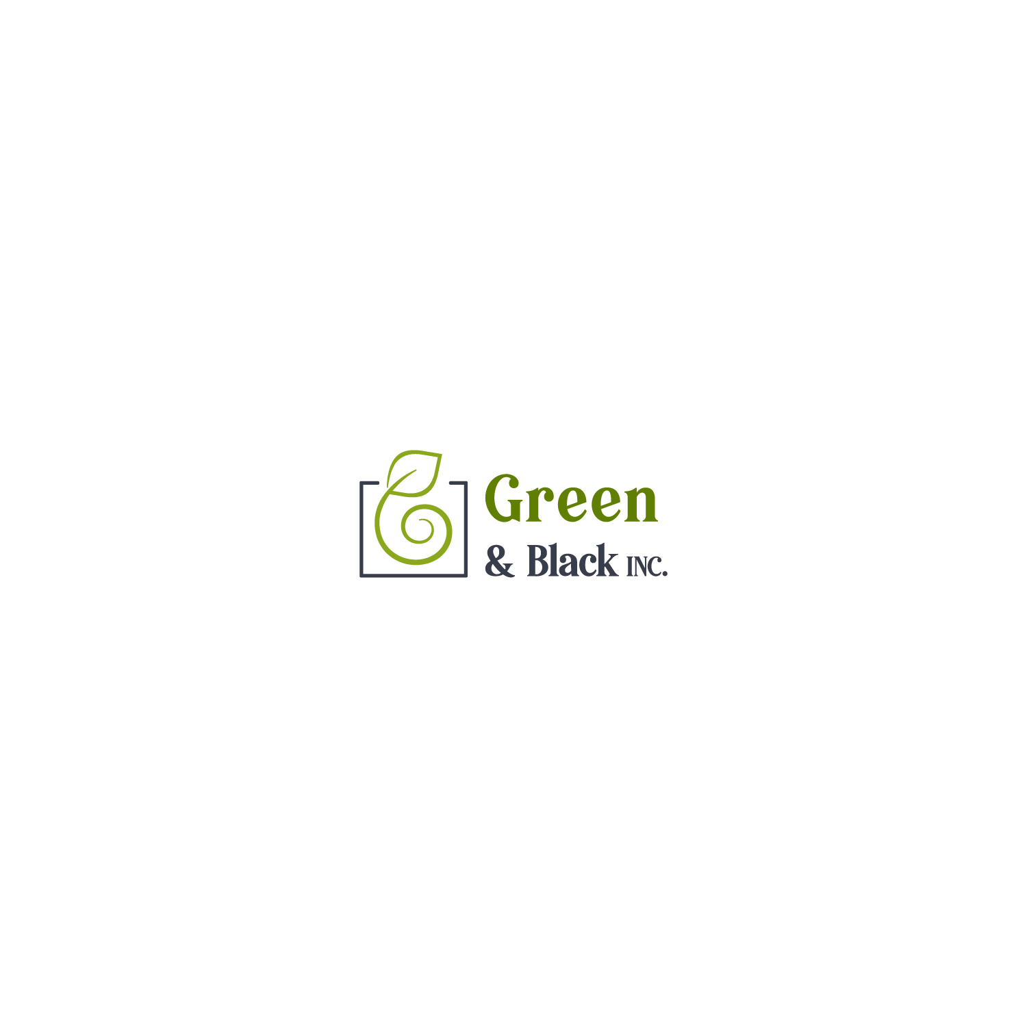Logo Design by Vortemus for green and black inc | Design #21655725