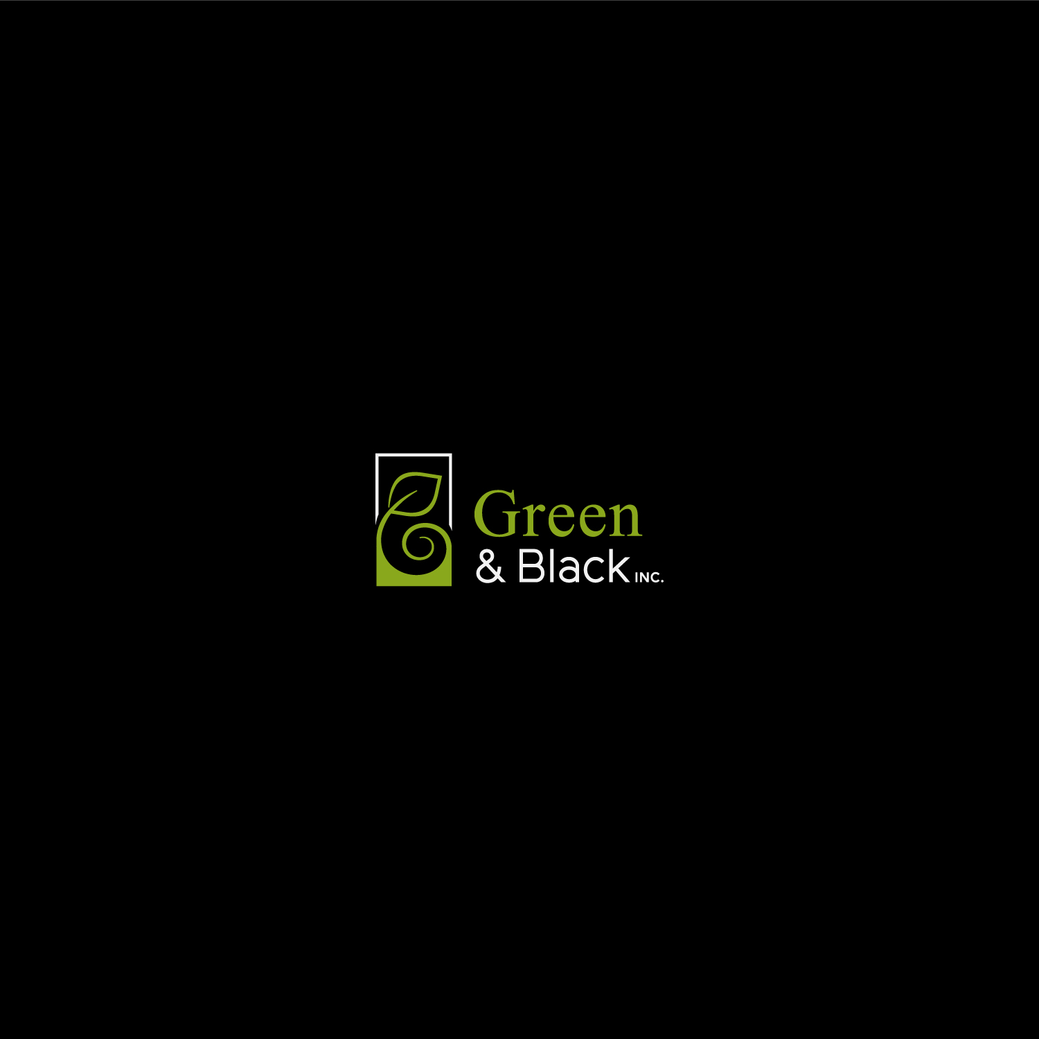 Logo Design by Vortemus for green and black inc | Design #21737789