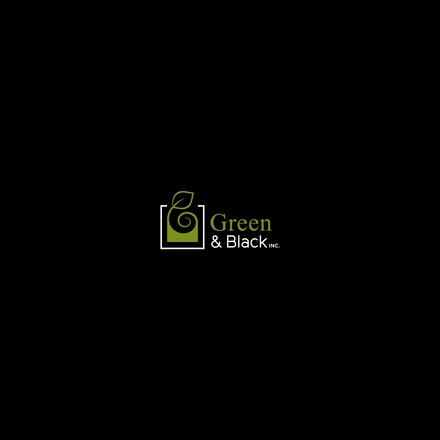 Logo Design by Vortemus for green and black inc | Design #21737804
