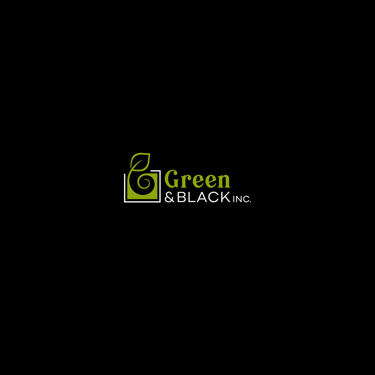 Logo-Design von Vortemus für green and black inc | Design #21773613