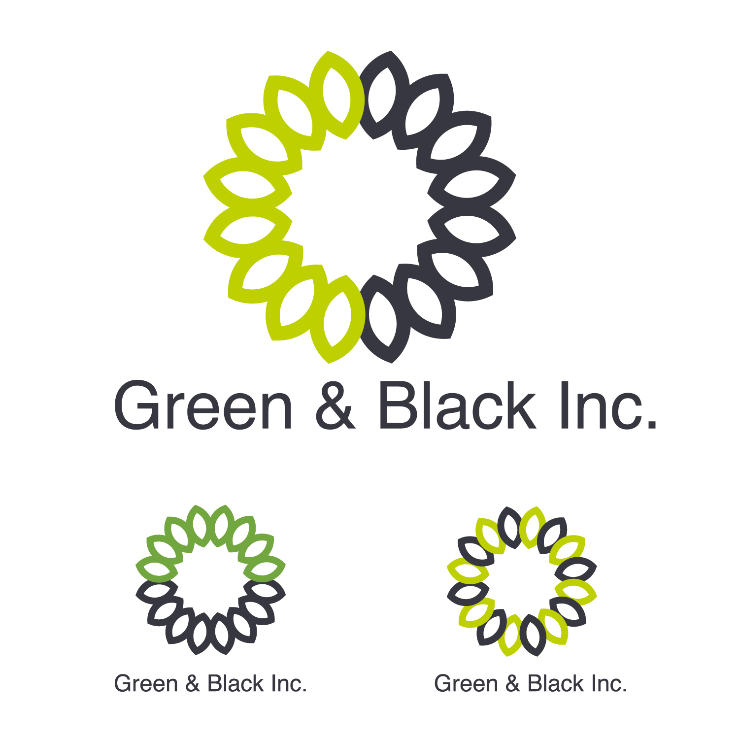 Logo Design by Taviskart for green and black inc | Design #21653896