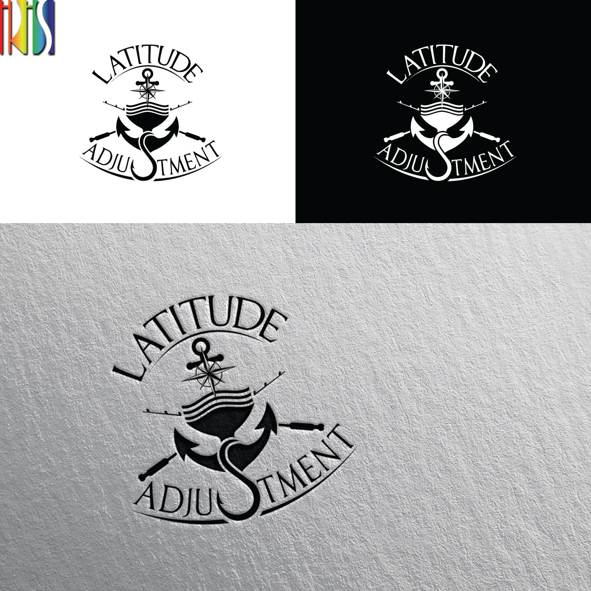 Logo Design by Iris 3 for Latitude Adjustment | Design #21626563