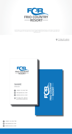 Logo Design by graphicevolution for Frio Country Resort | Design: #21628903
