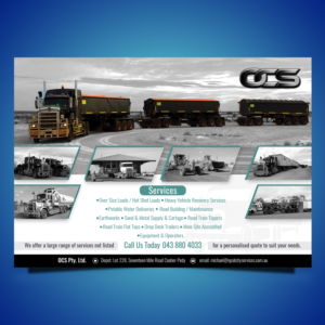new OCS one page flyer | Flyer Design by CG PRITAM