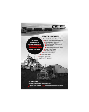 new OCS one page flyer | Flyer Design by Phouii