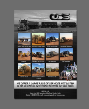 new OCS one page flyer | Flyer Design by chandrayaan.creative