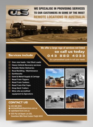 new OCS one page flyer | Flyer Design by TSU Creations