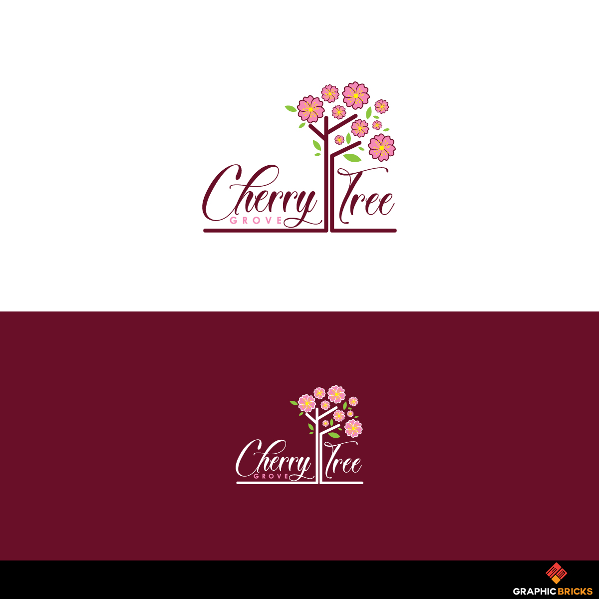 Logo Design by Graphic Bricks for Cherry Tree Grove | Design #21627147