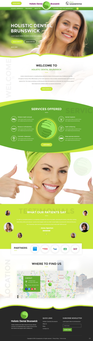 Web Design by pb for this project | Design: #21629615