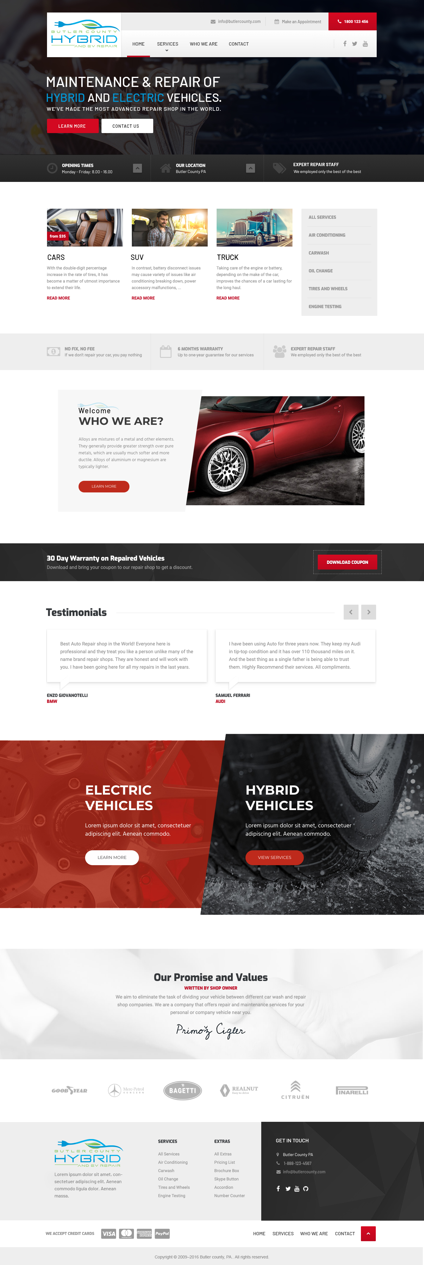 Wordpress Design by vedverma1984 for Butler County Hybrid | Design #21625562
