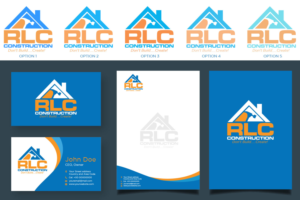 R.L.C Construction | Logo Design by Riv.