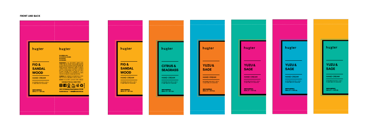 Label Design by Buechler for huxter  | Design #21663136