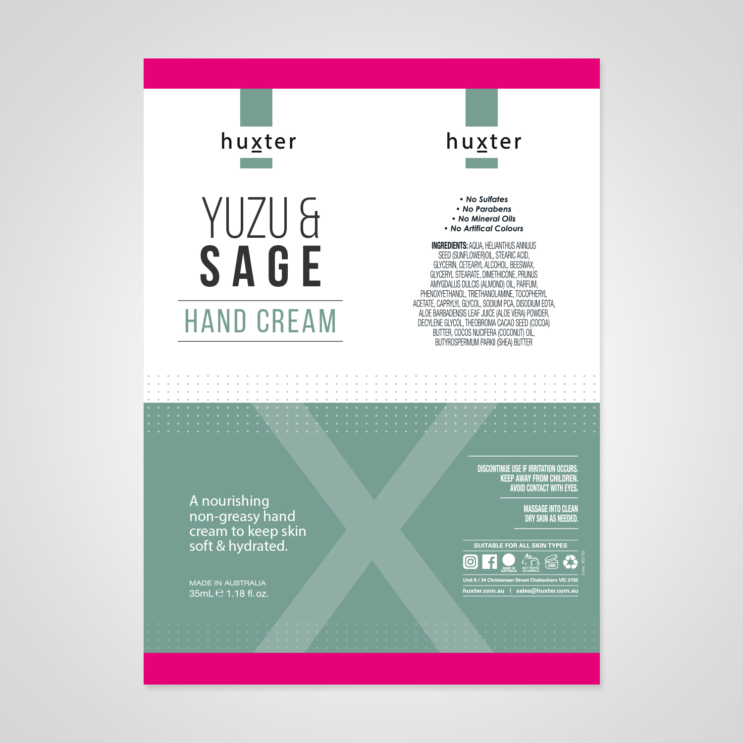 Label Design by Zipdesign for huxter  | Design #21626046