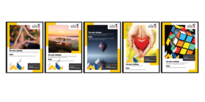 Wellbeing Challenge Posters | Design de Poster par Intro Base