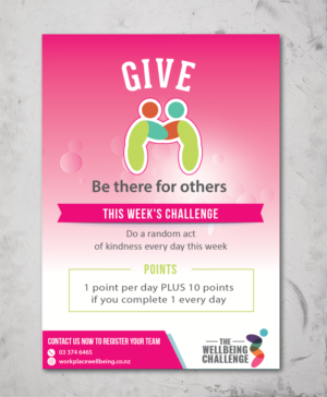 Wellbeing Challenge Posters | Design de Poster par alex989