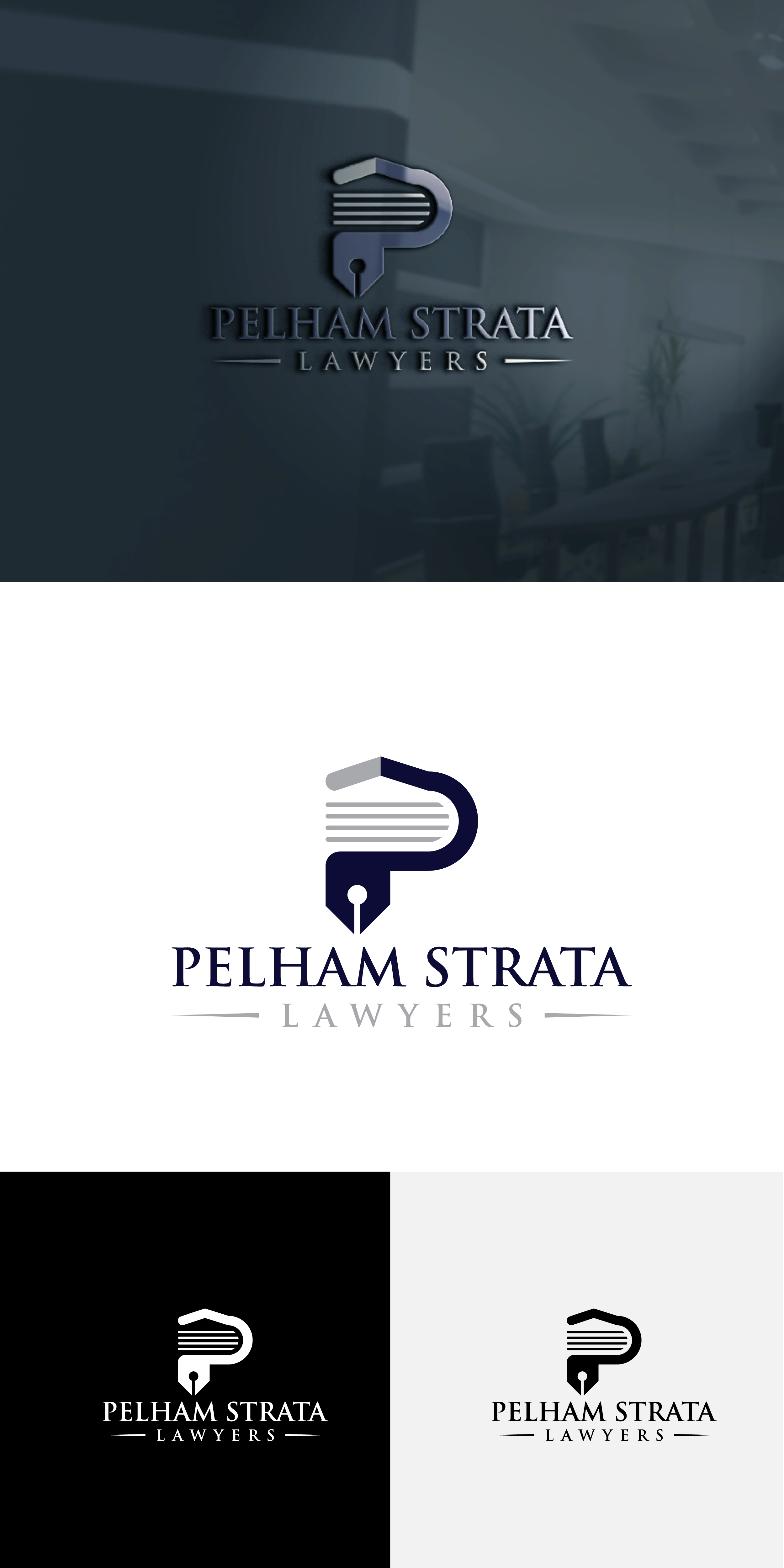 Logo Design by AnteMeridiem for Pelham Strata Lawyers | Design #21640832