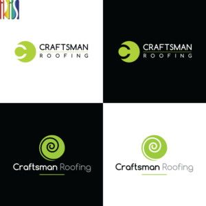 Craftsman Roofing  | Logo Design by Iris 3