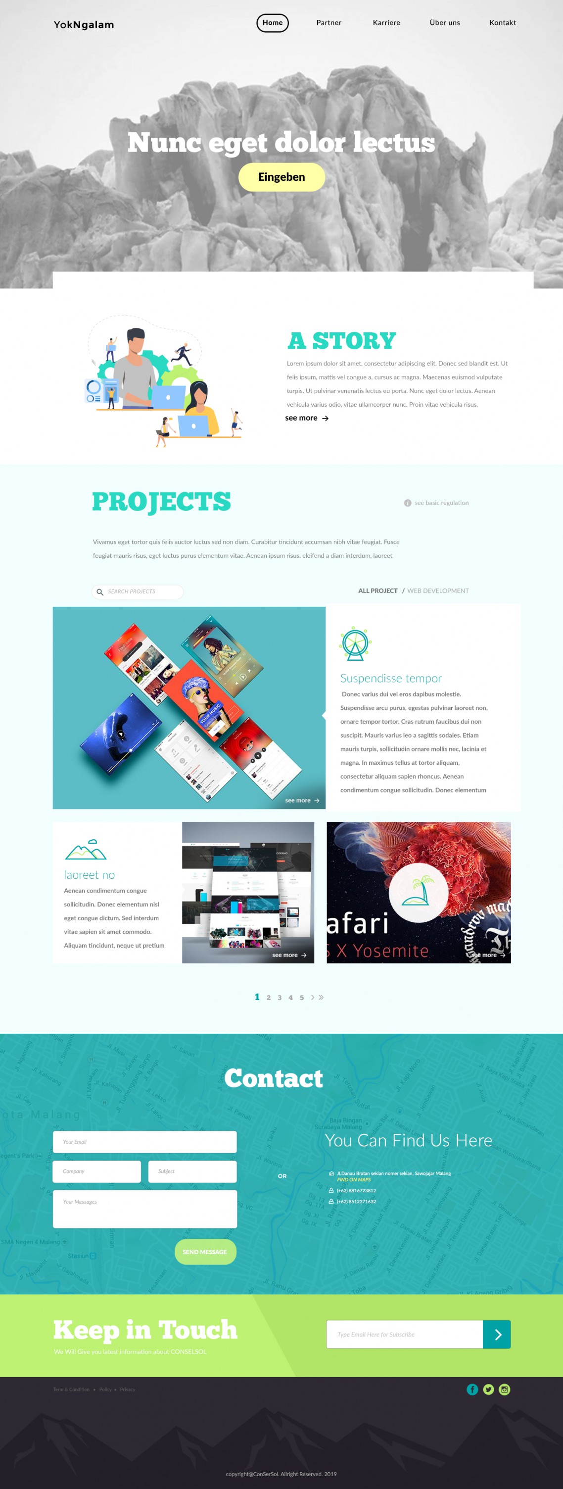 Diseño Wordpress por Honey Pandya para AKIT-ConSerSol GmbH | Diseño #21719232