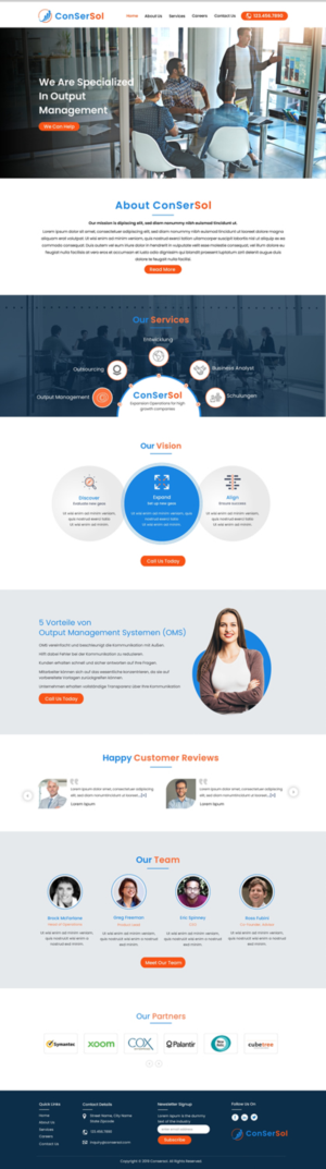 Diseño Wordpress por harmi_199 para AKIT-ConSerSol GmbH | Diseño: #21677893