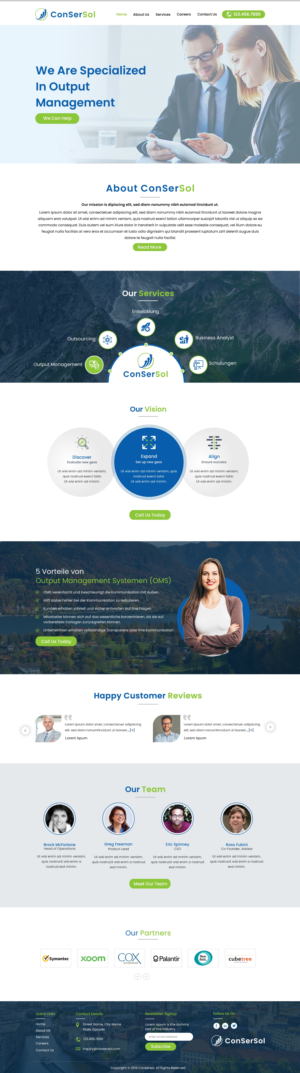 Diseño Wordpress por harmi_199 para AKIT-ConSerSol GmbH | Diseño: #21690593