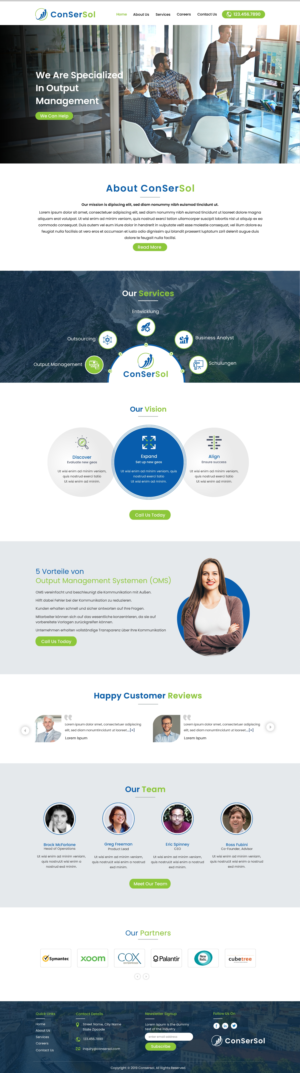 Diseño Wordpress por harmi_199 para AKIT-ConSerSol GmbH | Diseño: #21690594