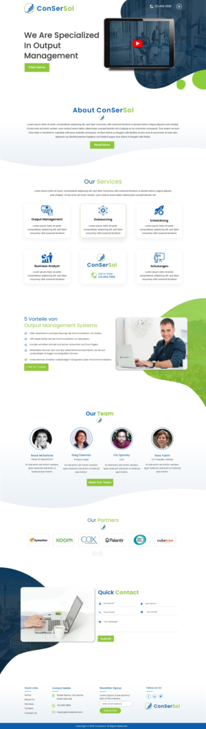 Wordpress Design by harmi_199 for AKIT-ConSerSol GmbH | Design: #21691030