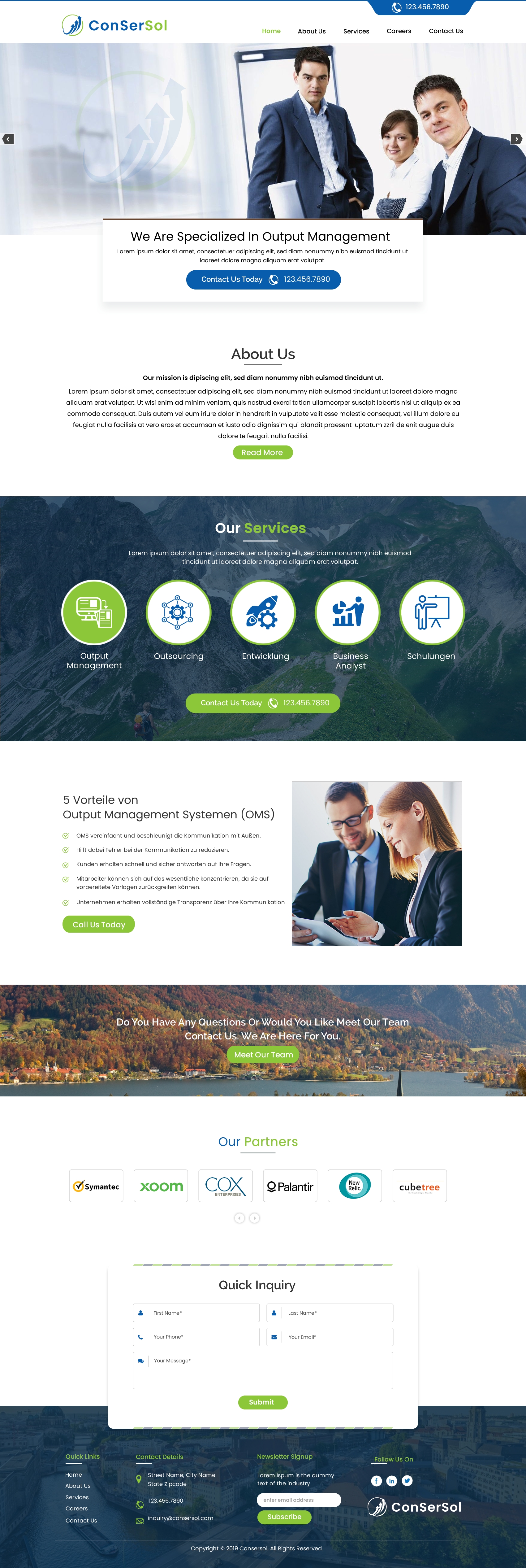 Wordpress Design by harmi_199 for AKIT-ConSerSol GmbH | Design #21704722