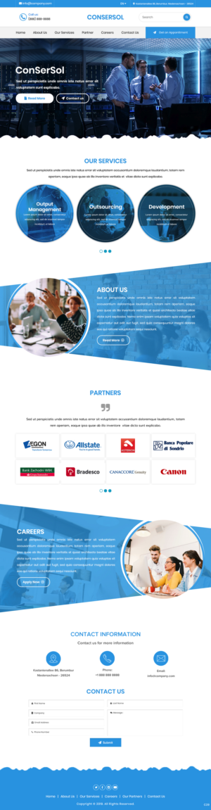 Diseño Wordpress por pb para AKIT-ConSerSol GmbH | Diseño: #21683810