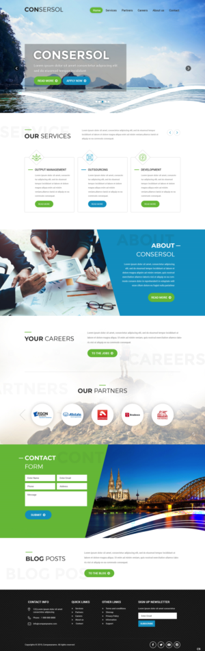 Diseño Wordpress por pb para AKIT-ConSerSol GmbH | Diseño: #21683812