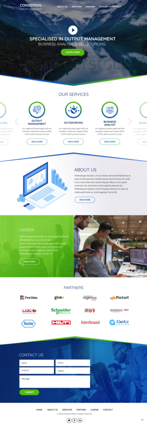 Diseño Wordpress por pb para AKIT-ConSerSol GmbH | Diseño: #21683815