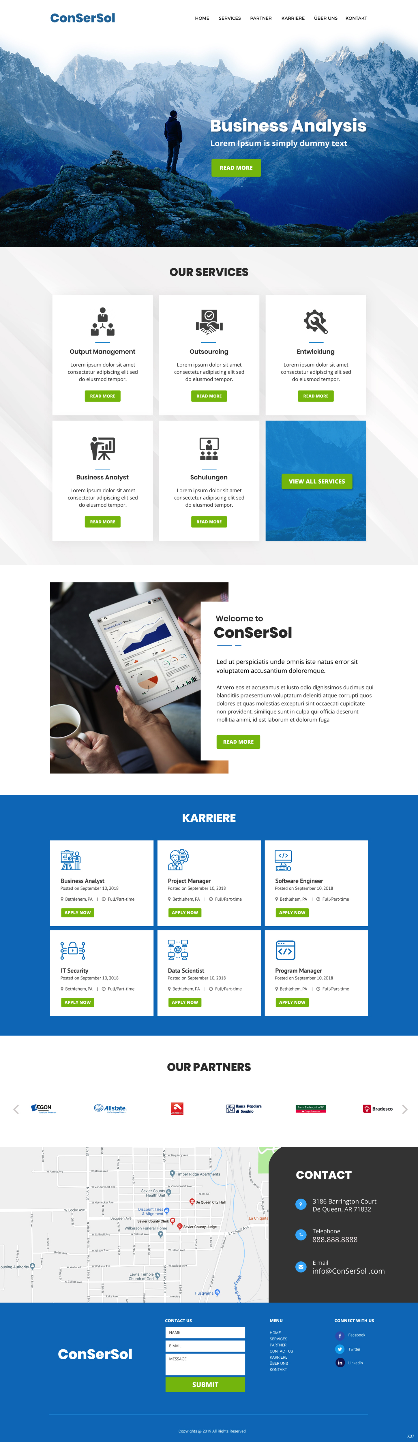 Wordpress Design by pb for AKIT-ConSerSol GmbH | Design #21683816