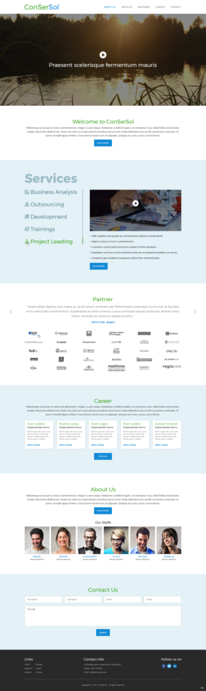 Diseño Wordpress por pb para AKIT-ConSerSol GmbH | Diseño: #21683817