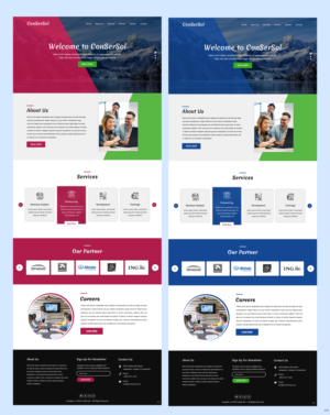 Wordpress Design by pb for AKIT-ConSerSol GmbH | Design: #21703929