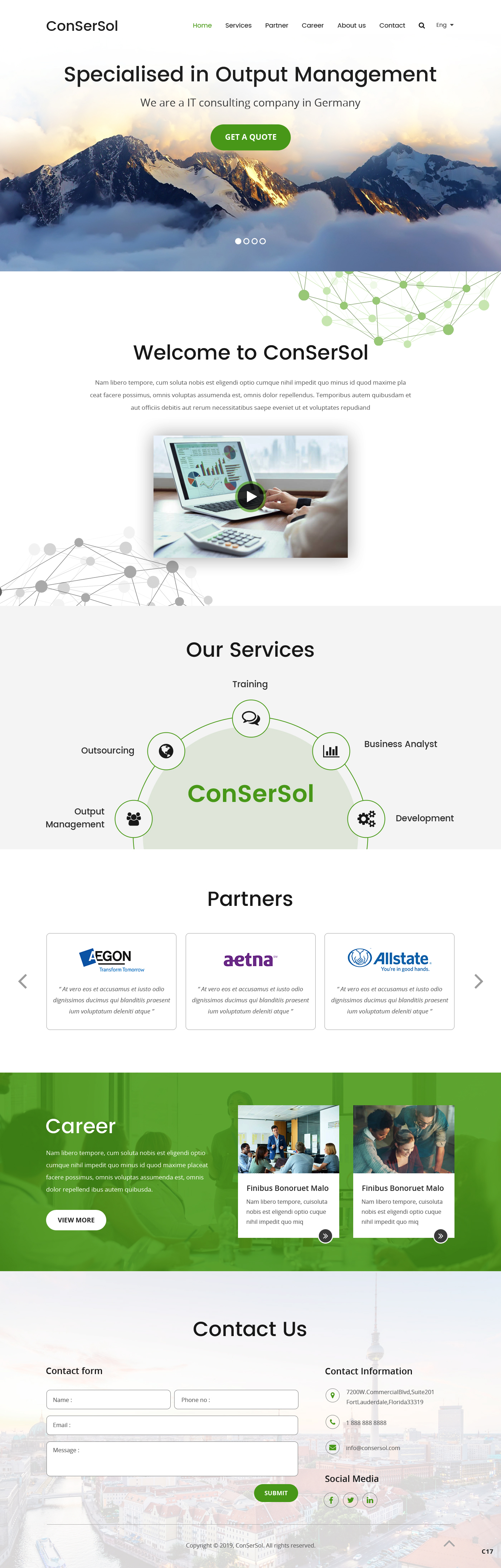 WordPress-Design von pb für AKIT-ConSerSol GmbH | Design #21710153