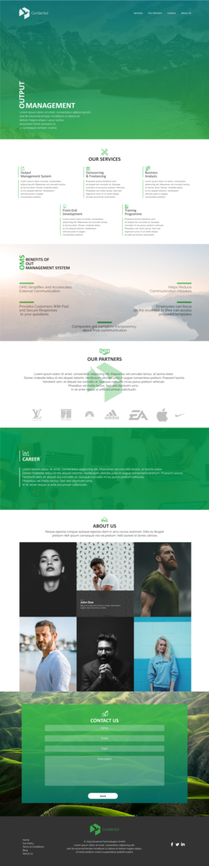 WordPress-Design von Mahiras Realm für AKIT-ConSerSol GmbH | Design #21715238