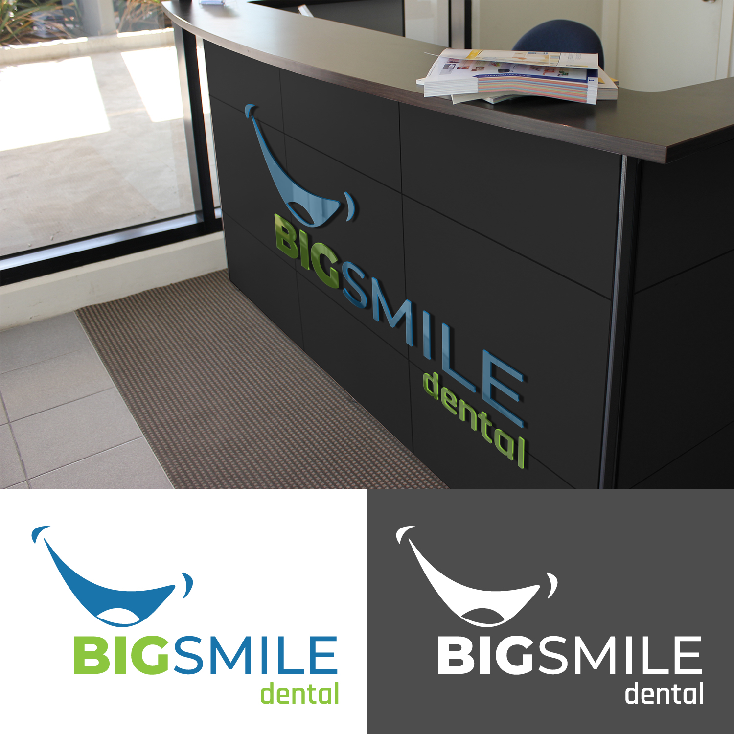 Signage Design by EddieMarcus for Big Smile Dental | Design #21674017