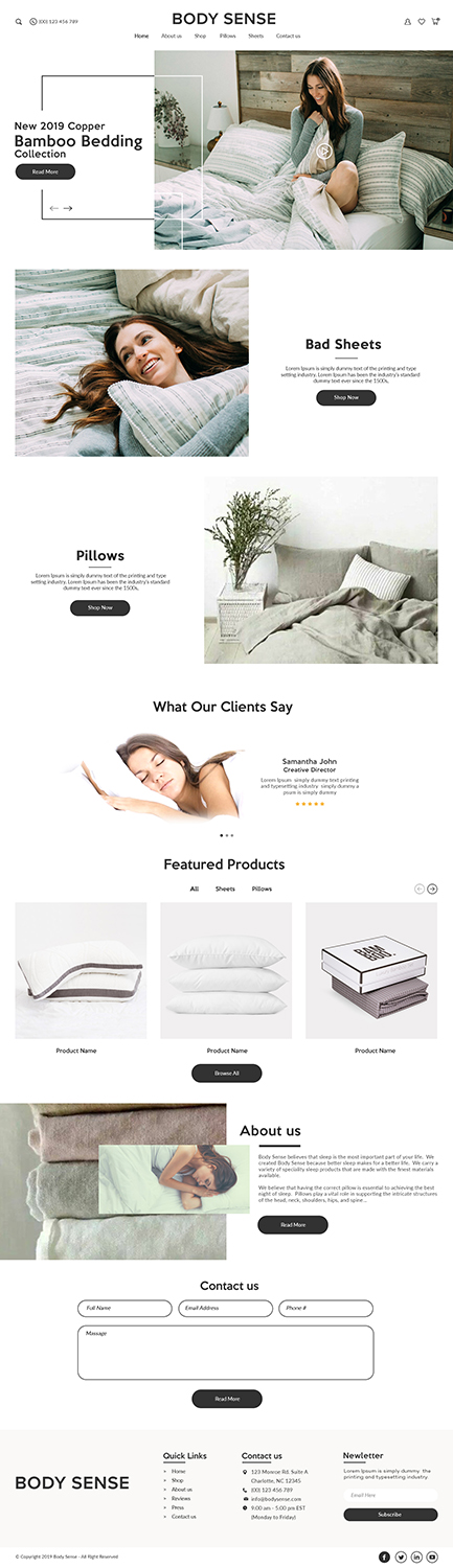 Diseño de Squarespace por bdesigner9 para este proyecto | Diseño #21647997