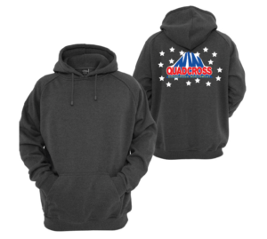 2019 Stars Hoodie for Quadcross Northwest Motocross series - back only | T-shirt Design by Taho Design