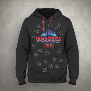 2019 Stars Hoodie for Quadcross Northwest Motocross series - back only | T-shirt Design by Kero